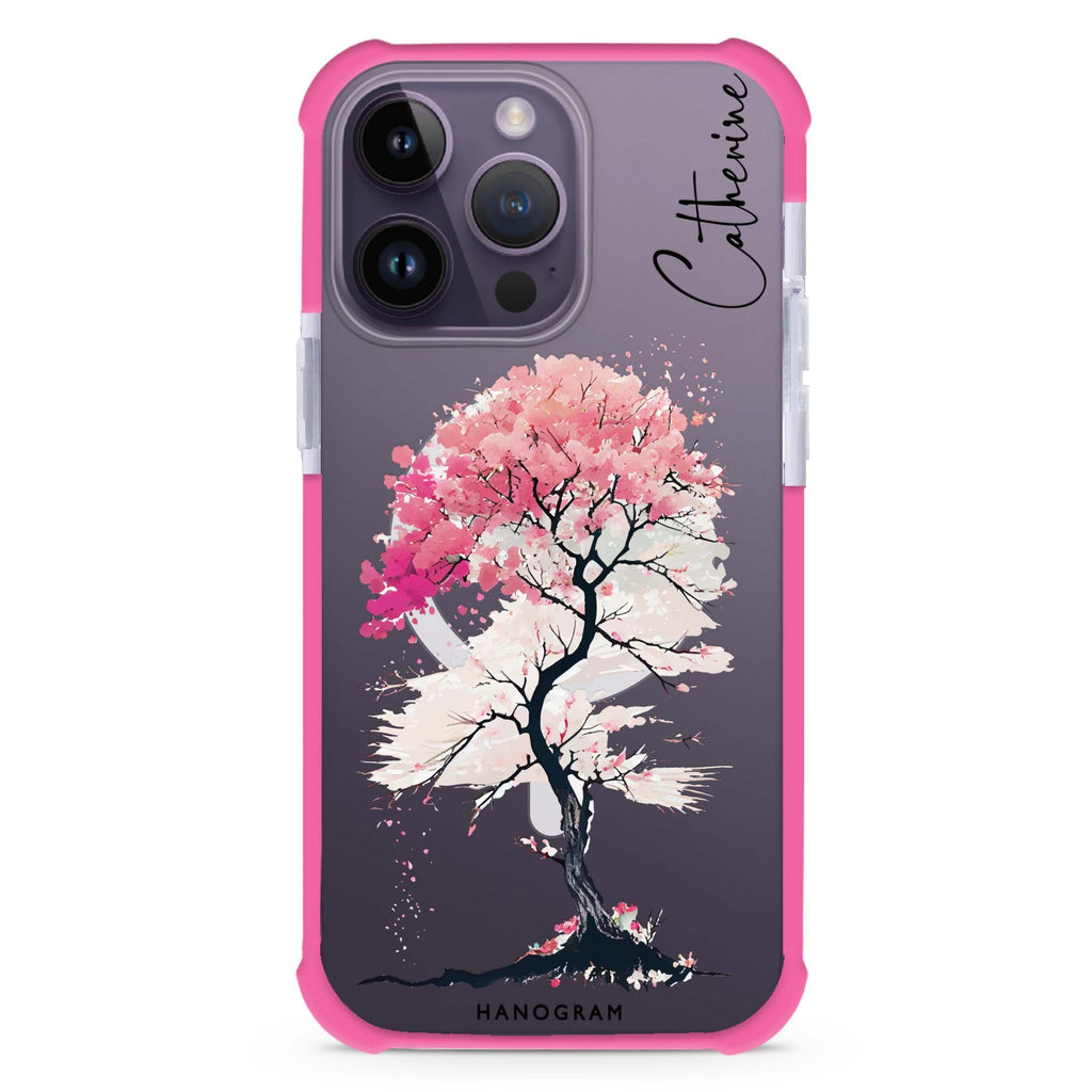 A Cherry tree MagSafe Compatible Ultra Shockproof Case