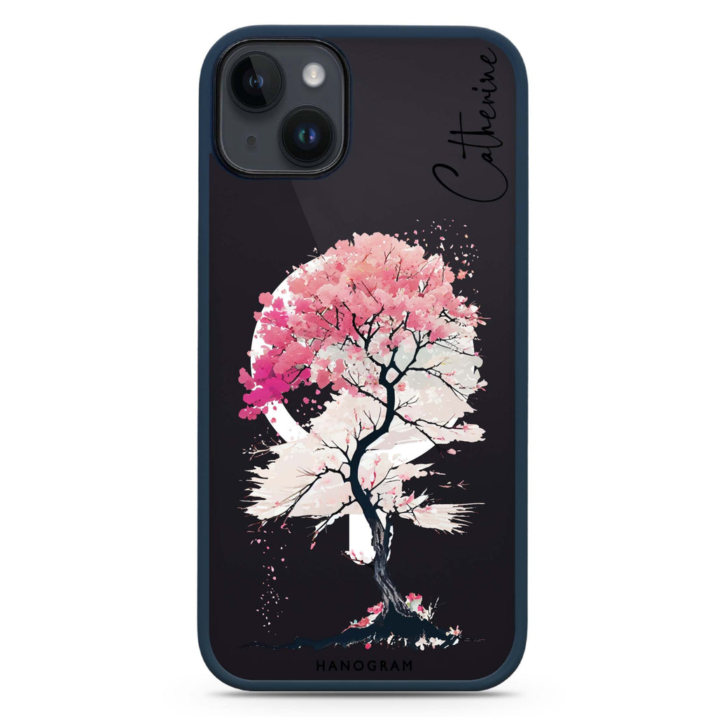 A Cherry tree iPhone 14 Plus MagSafe Compatible Impact Guard Bumper Case