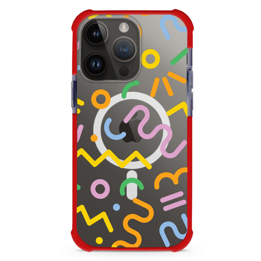 Abstract Doodles MagSafe Compatible Ultra Shockproof Case