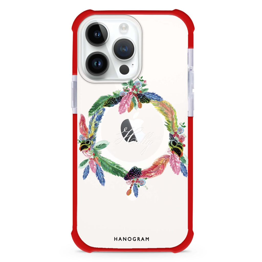 Watercolour Feather MagSafe Compatible Ultra Shockproof Case