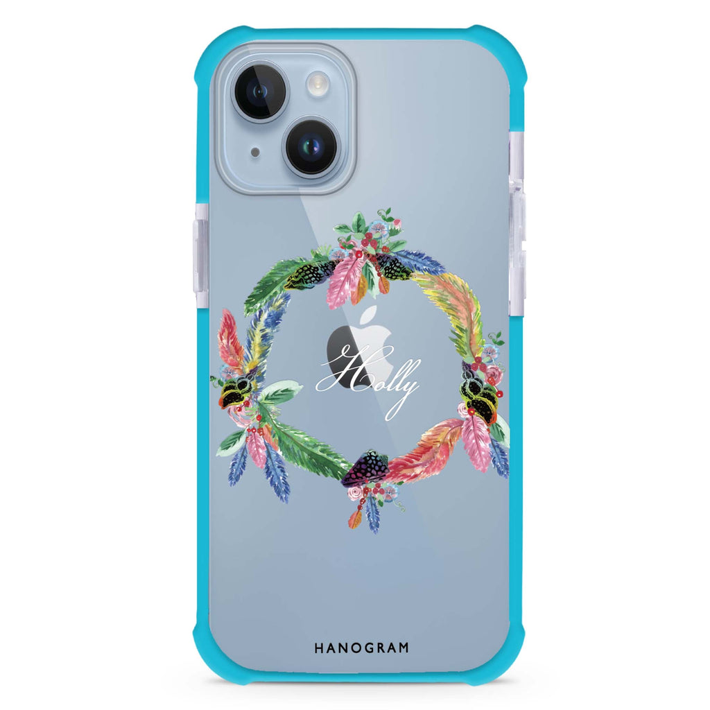 Watercolour Feather iPhone 12 Mini Ultra Shockproof Case
