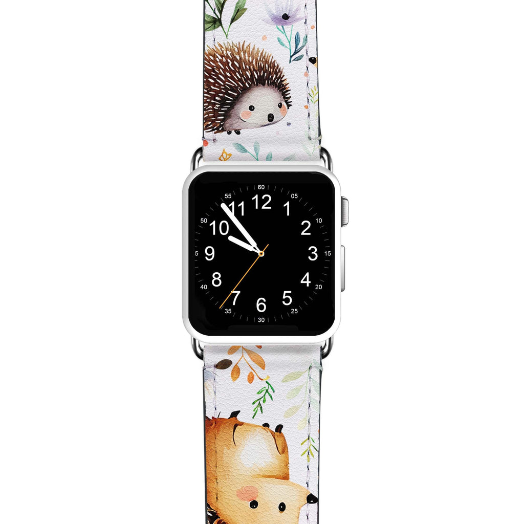 Hedgehog & Floral APPLE WATCH BANDS