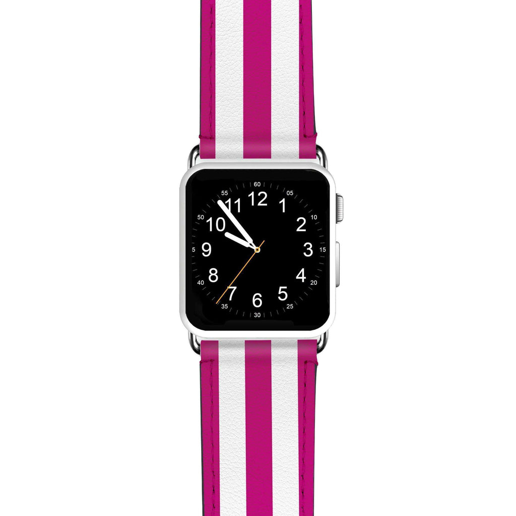 Classic Stripe Pink APPLE WATCH BANDS