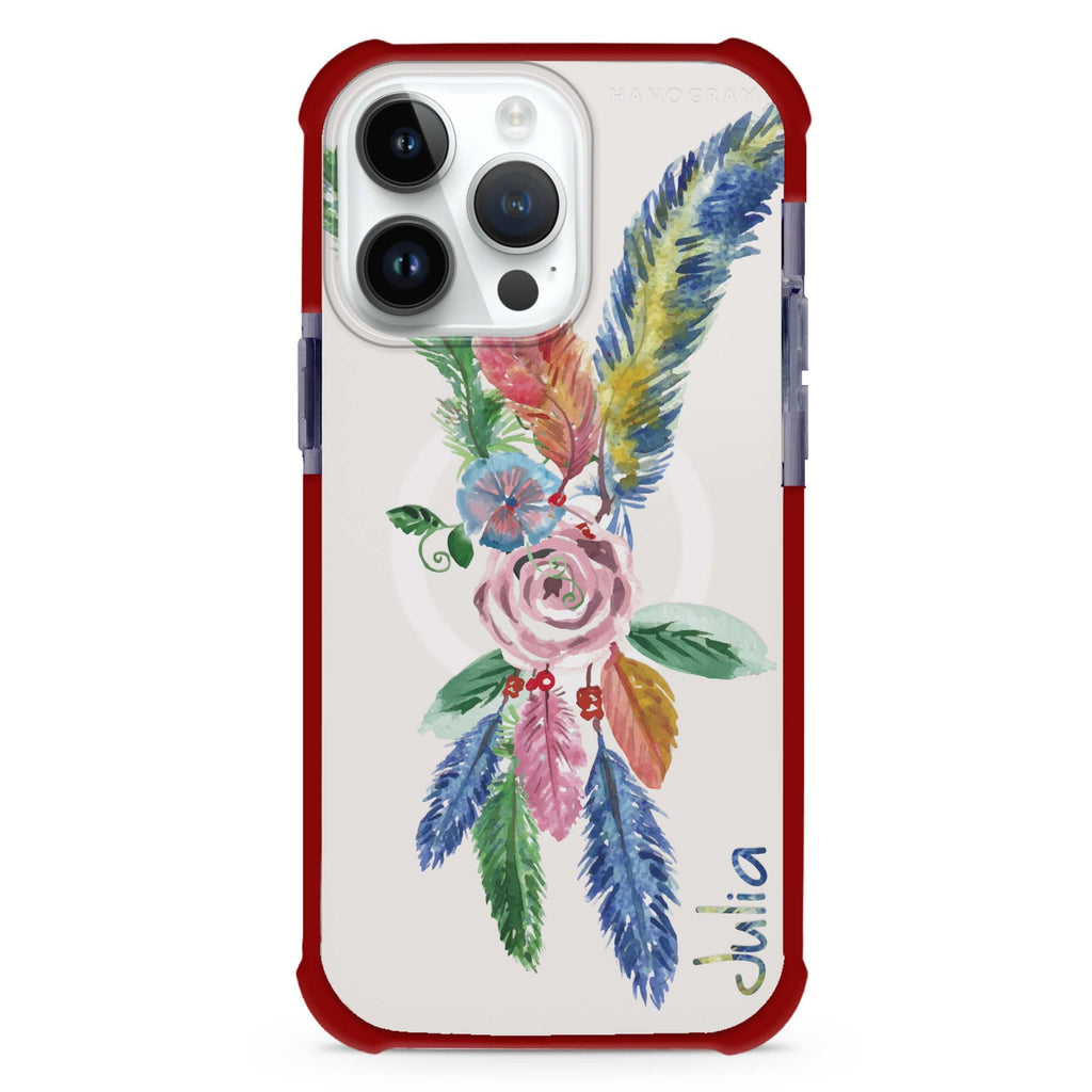 Feather Love MagSafe Compatible Ultra Shockproof Case
