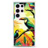 Tropical Birds #2 Samsung Galaxy S26/S25/S24/S23/S22 Ultra ultra clear case, transparent design, main view