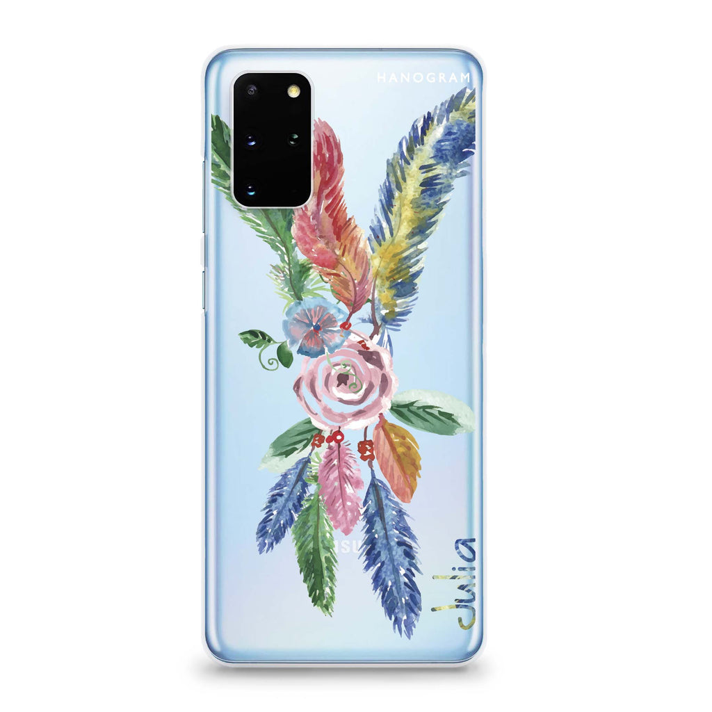 Feather Samsung S20 Soft Clear Case