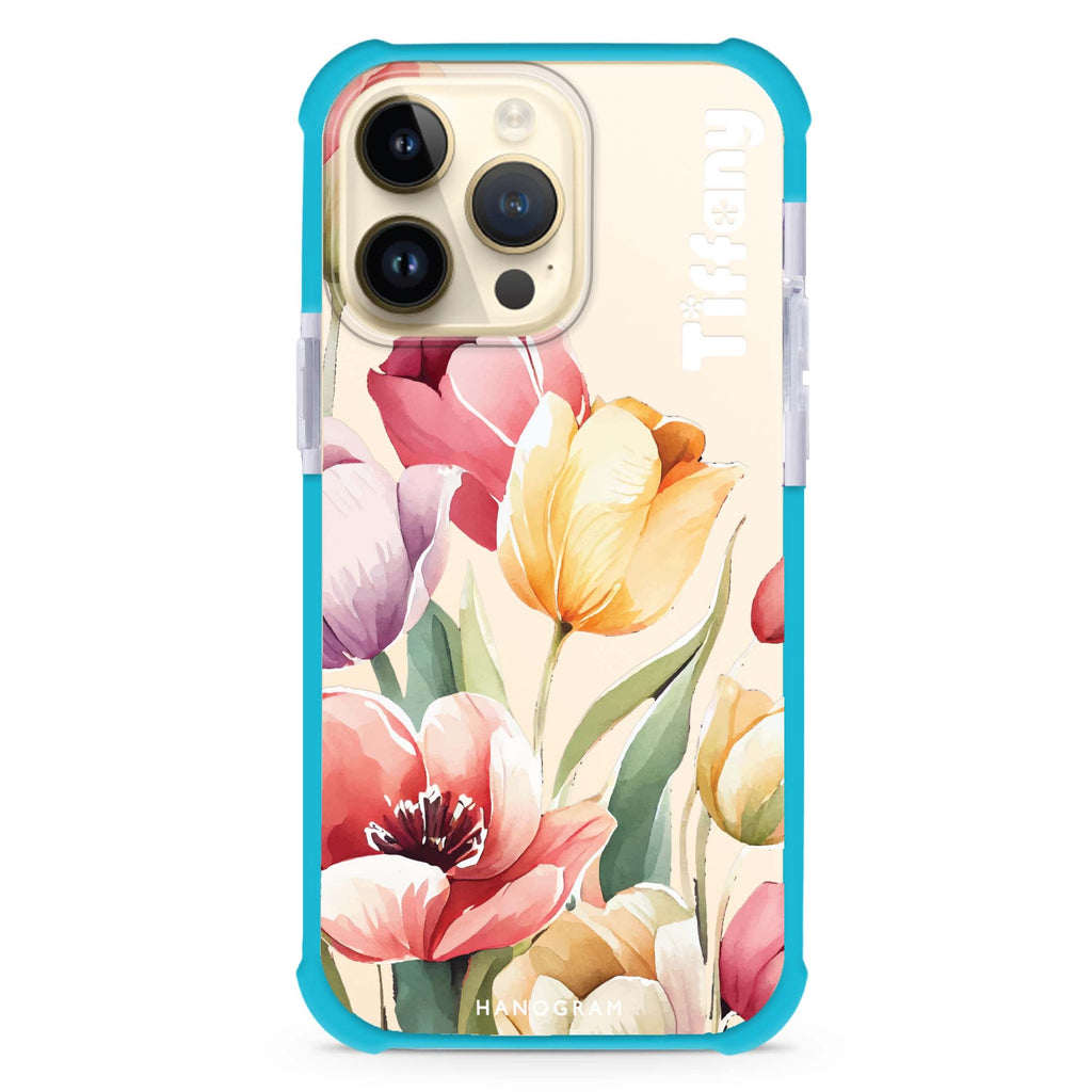 Watercolor tulip iPhone 13 Pro Ultra Shockproof Case
