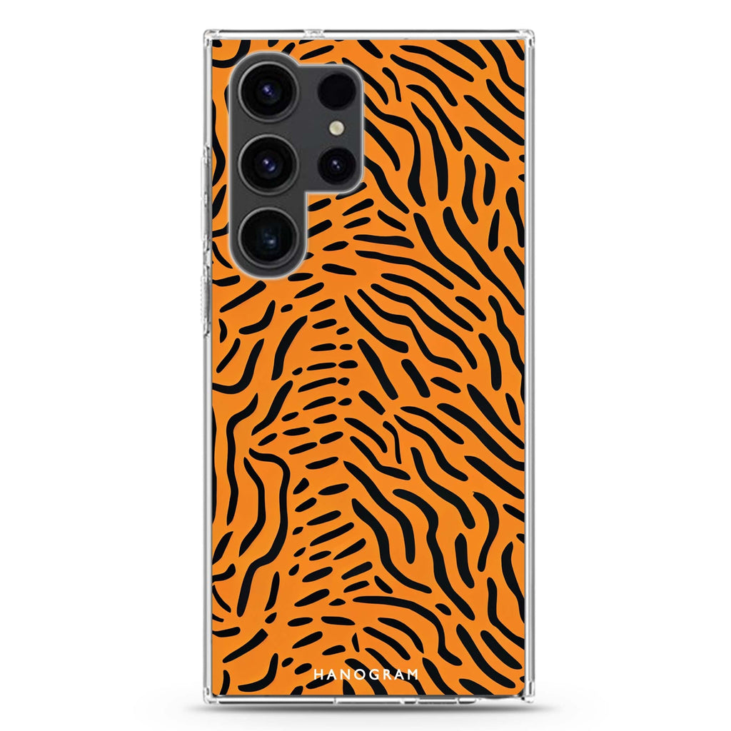 Leopard Print #1 Samsung Galaxy S26/S25/S24/S23/S22 Ultra ultra clear case, transparent design, main view