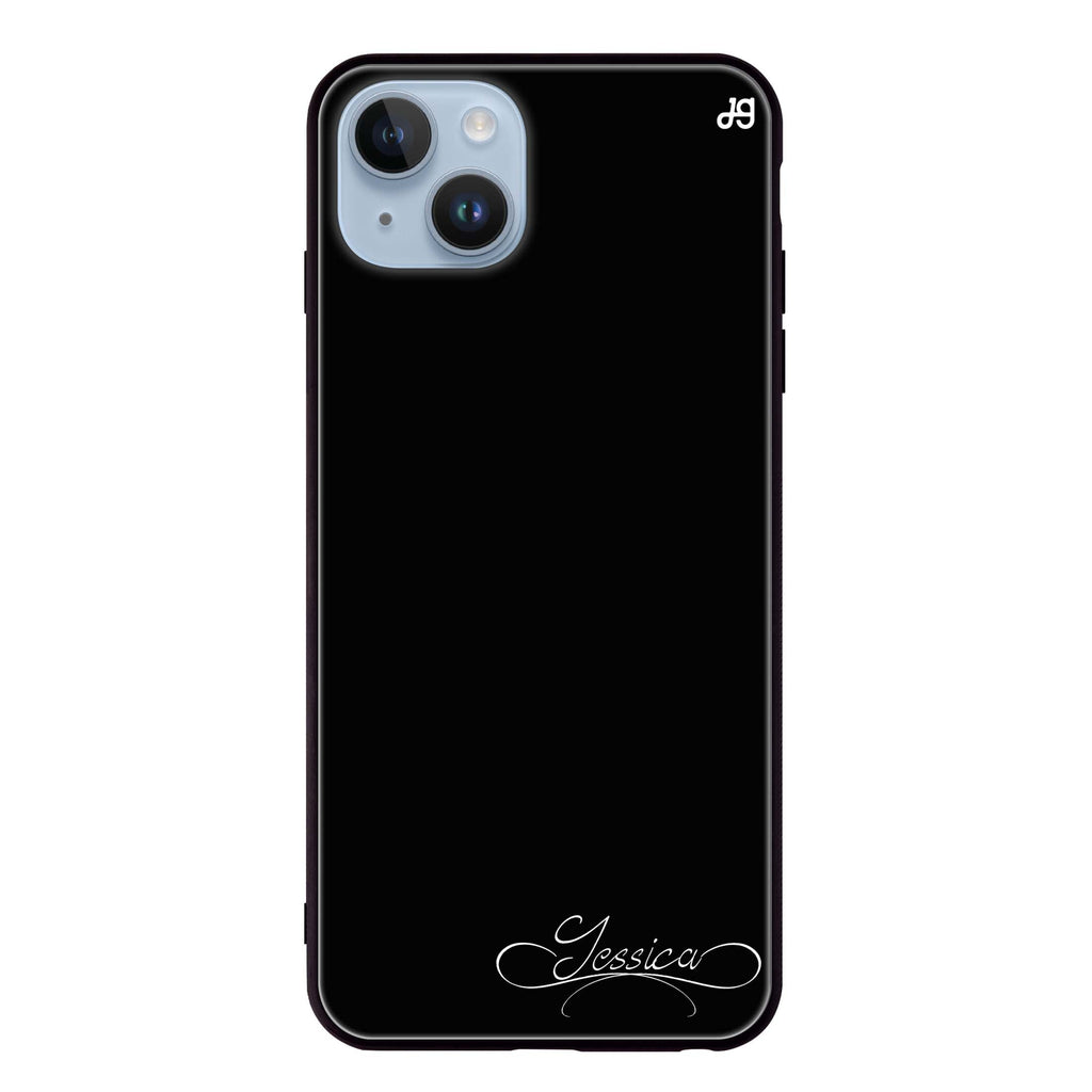 Cursive II iPhone 14 Plus Glass Case
