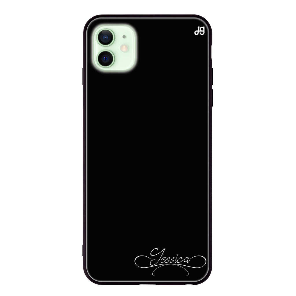 Cursive II iPhone 12 Glass Case