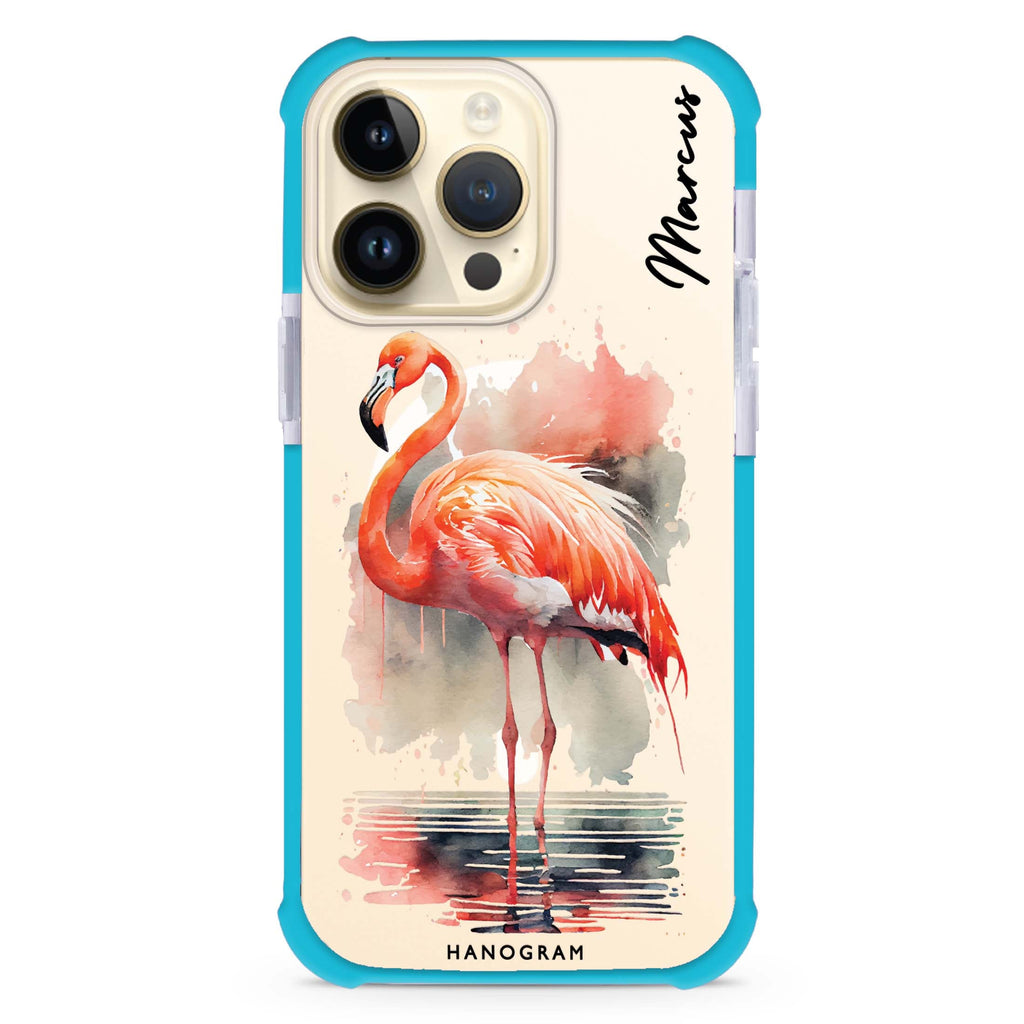 Flamingo in water MagSafe Compatible Ultra Shockproof Case
