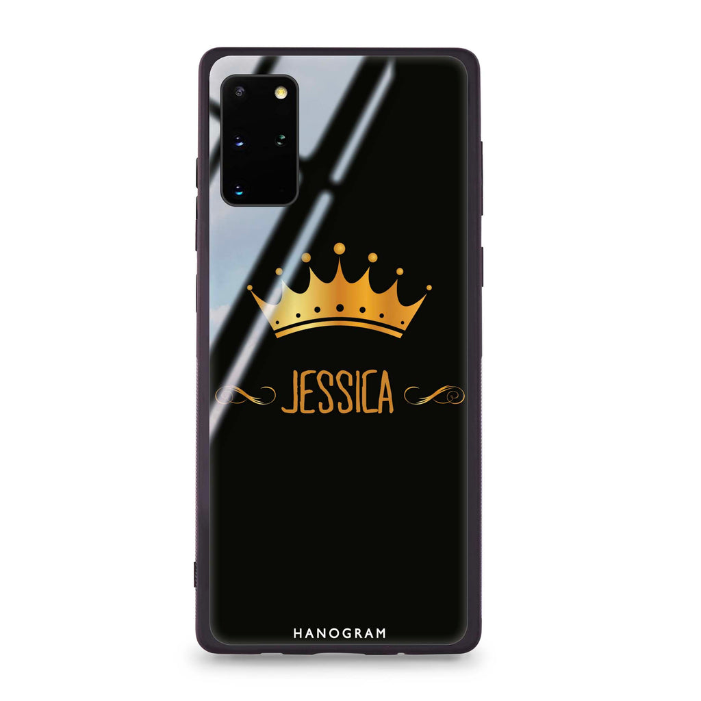 Queen's crown Samsung S20 Plus Glass Case