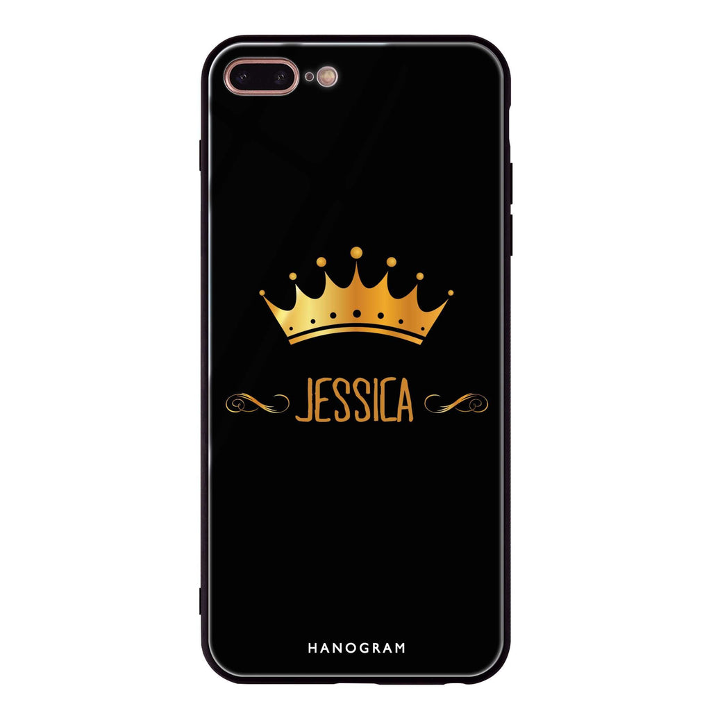 Queen's Crown iPhone 8 Plus Glass Case