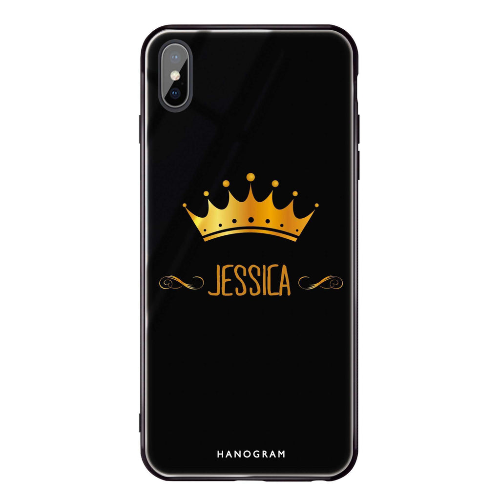 Queen's Crown iPhone XS Max Glass Case