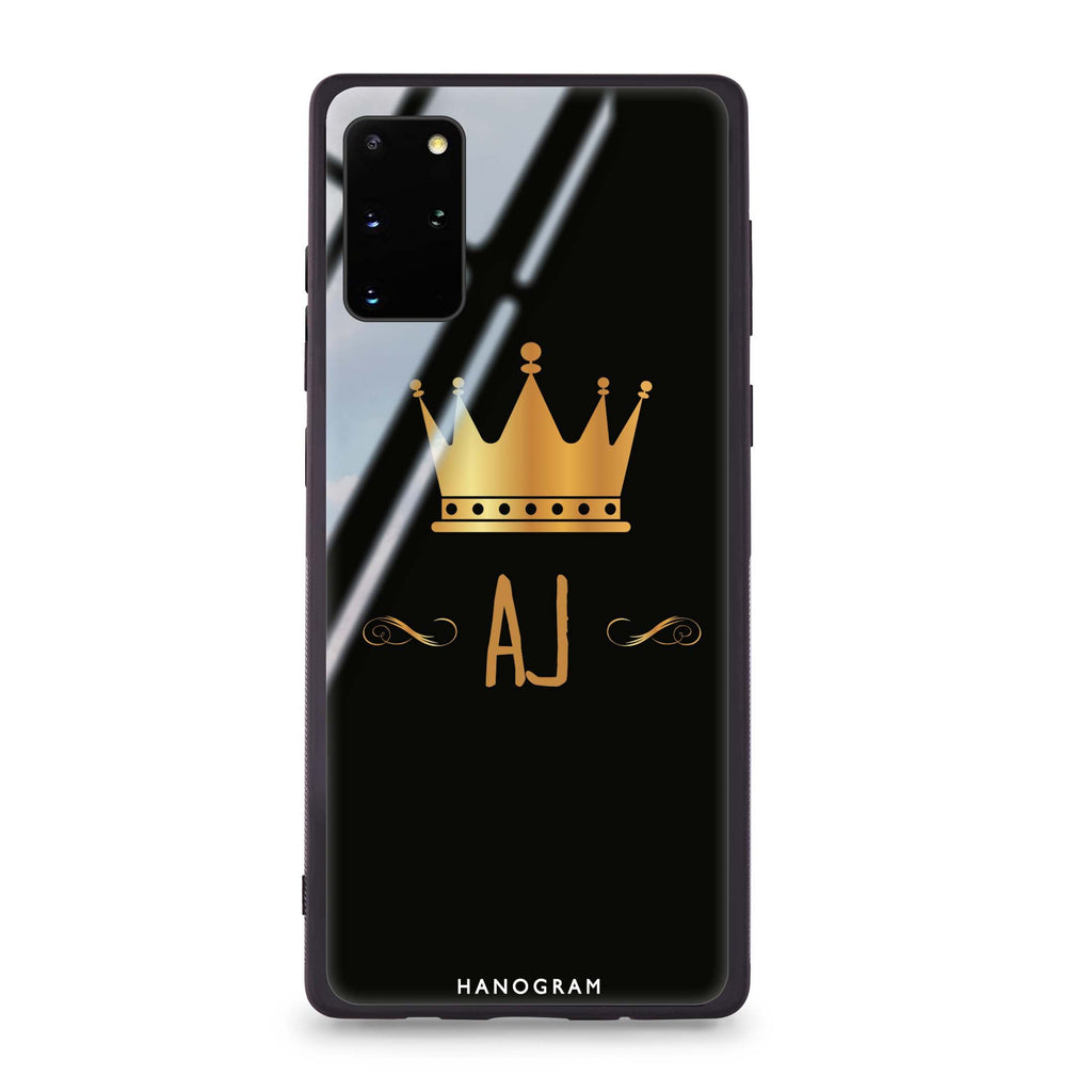 King's crown Samsung S20 Glass Case