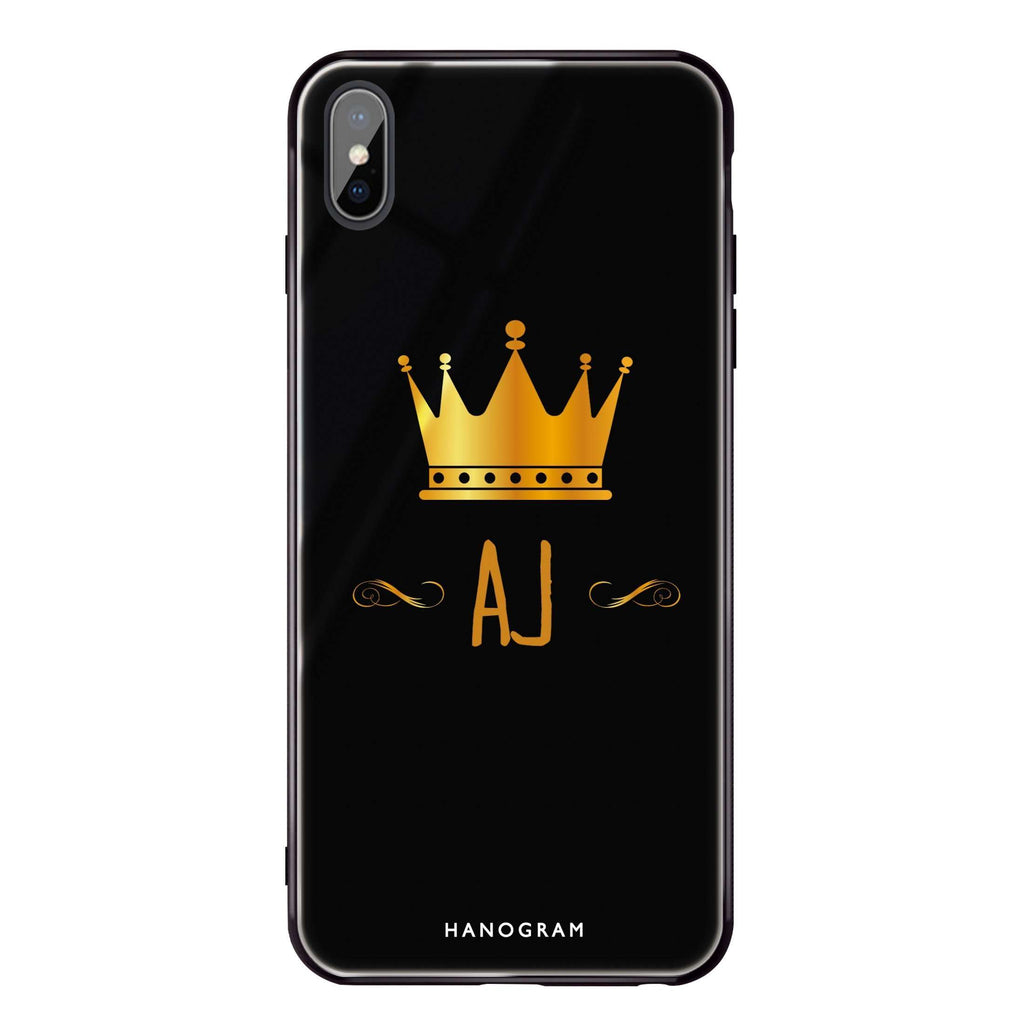 King's crown iPhone X Glass Case