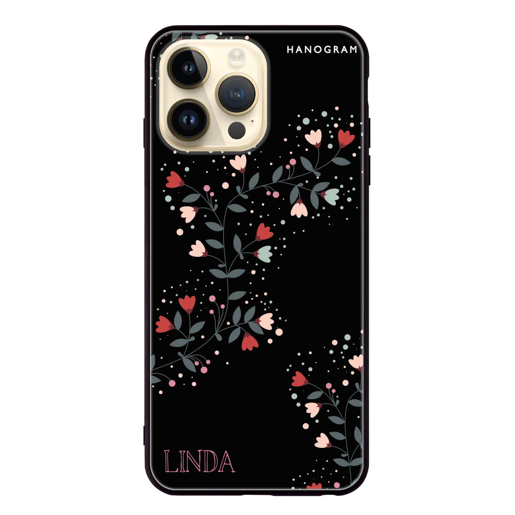 Floral Chain Glass Case