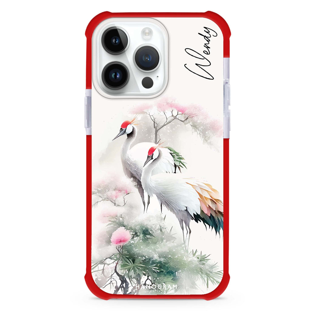 Pines & cranes iPhone 13 Pro Ultra Shockproof Case