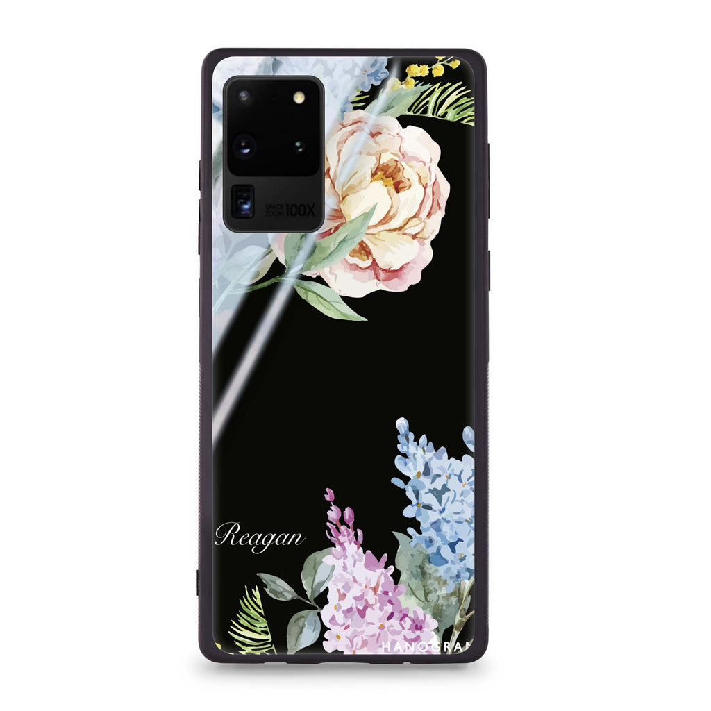 Tropical Floral Samsung Glass Case