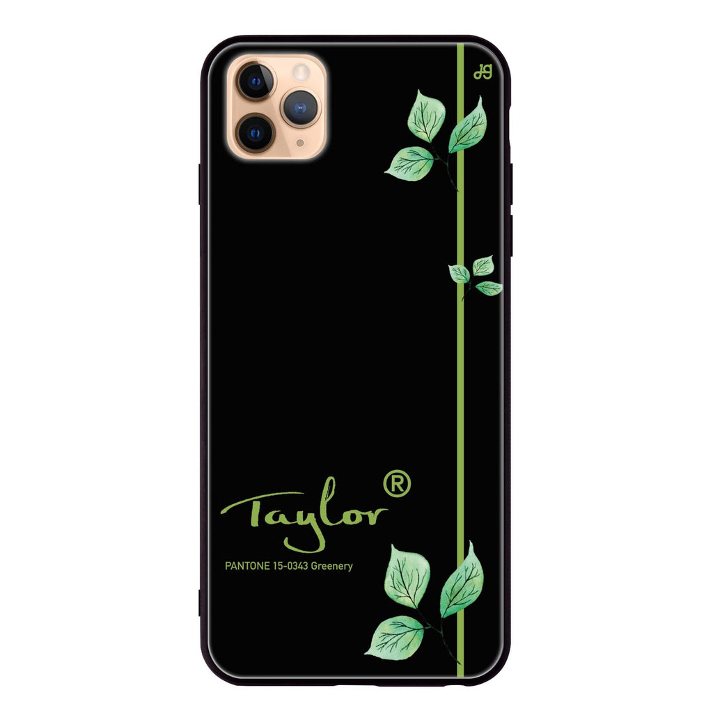 #15-0343 Greenery II iPhone 11 Pro Glass Case