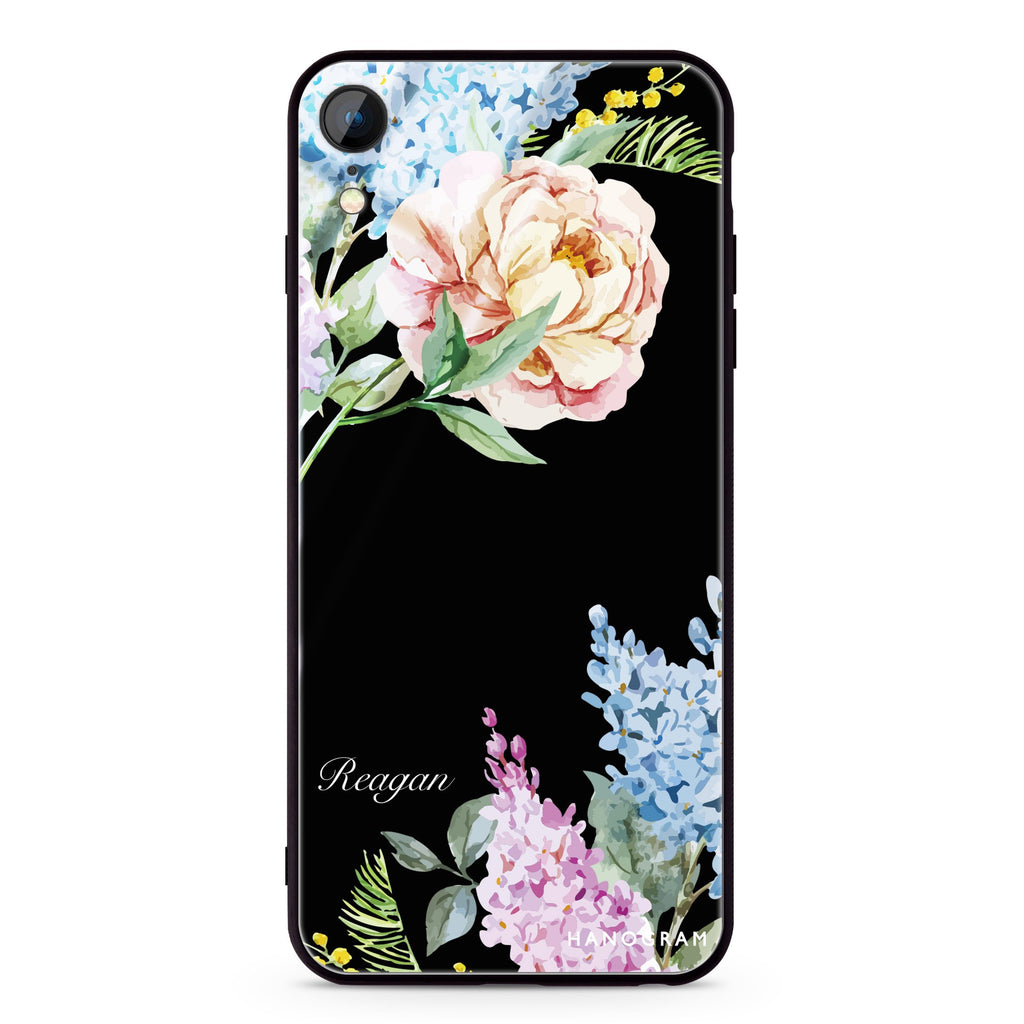 Tropical Floral iPhone XR Glass Case