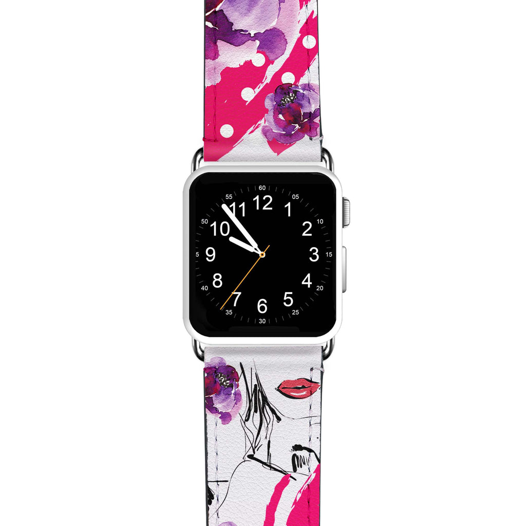 Floral Makeup APPLE WATCH BANDS