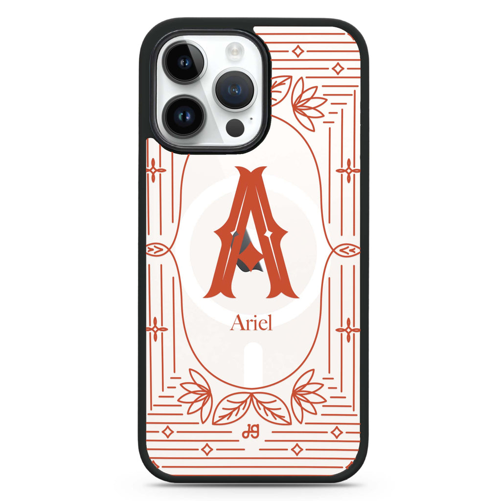 Artistic Monogram I MagSafe Compatible Impact Guard Bumper Case