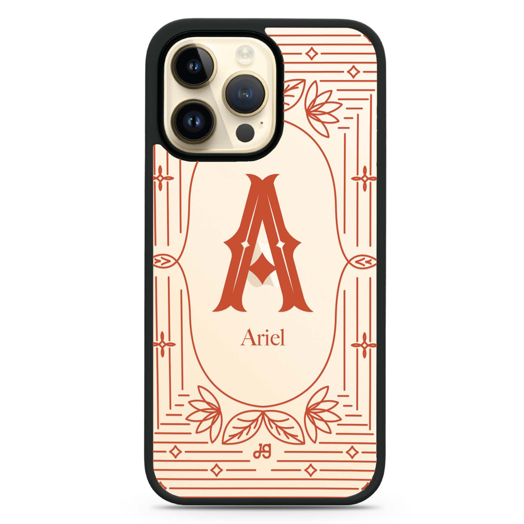 Artistic Monogram I Impact Guard Bumper Case