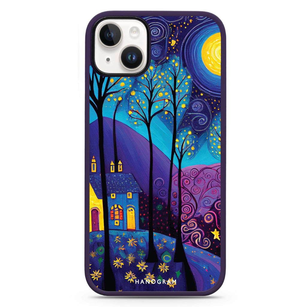 A night iPhone 14 Plus MagSafe Compatible Impact Guard Bumper Case