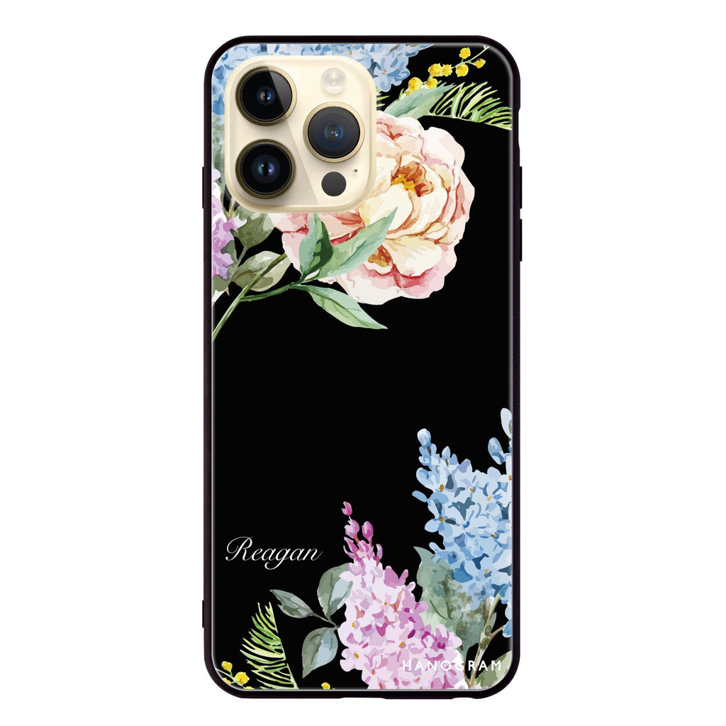 Tropical Floral iPhone 13 Pro Max Glass Case