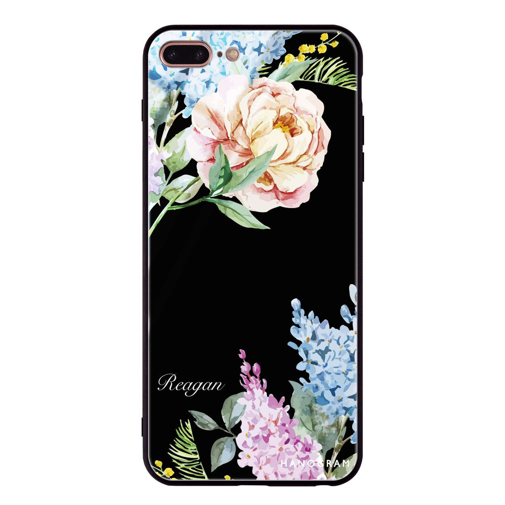 Tropical Floral iPhone 8 Plus Glass Case