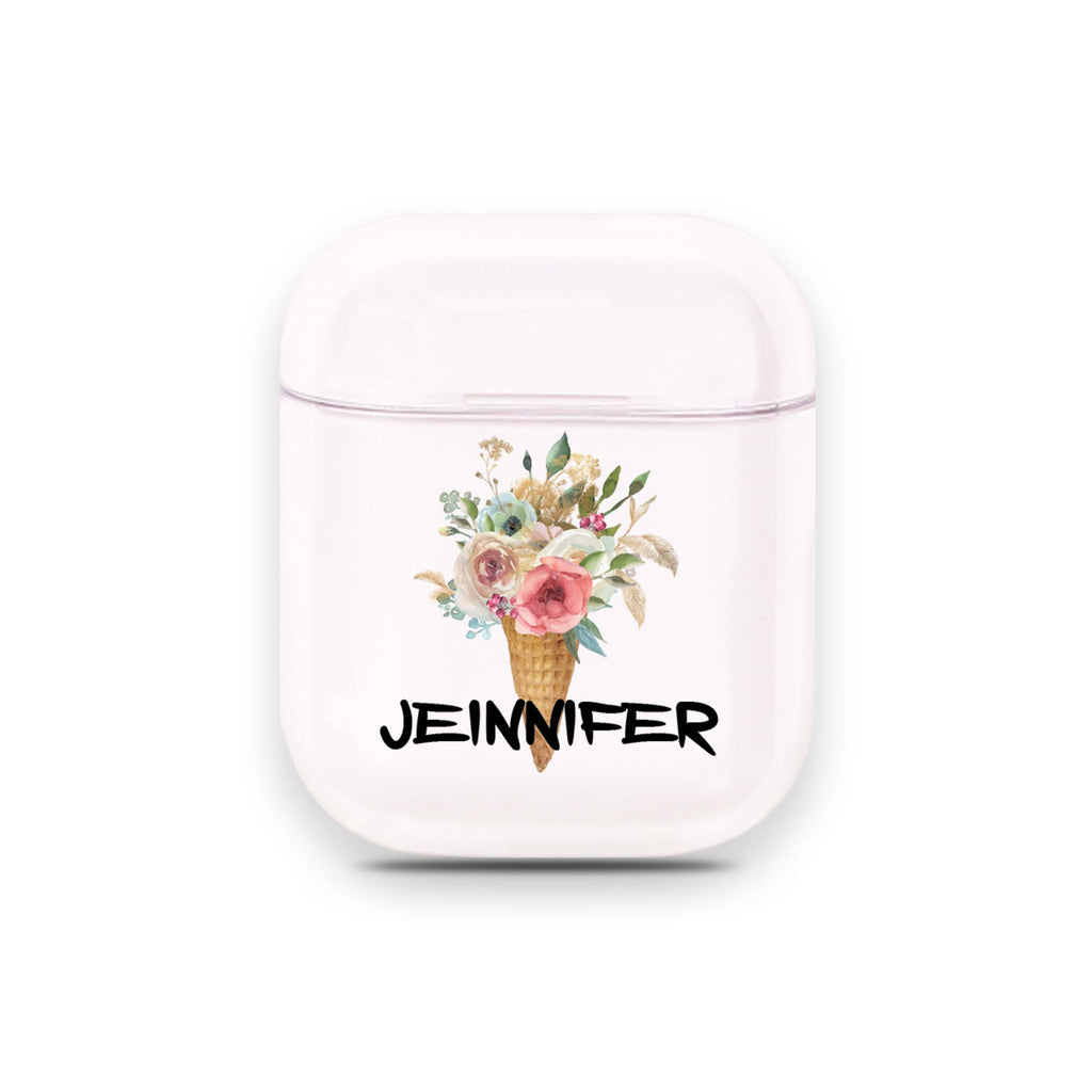 Icecream Floral Airpods Case