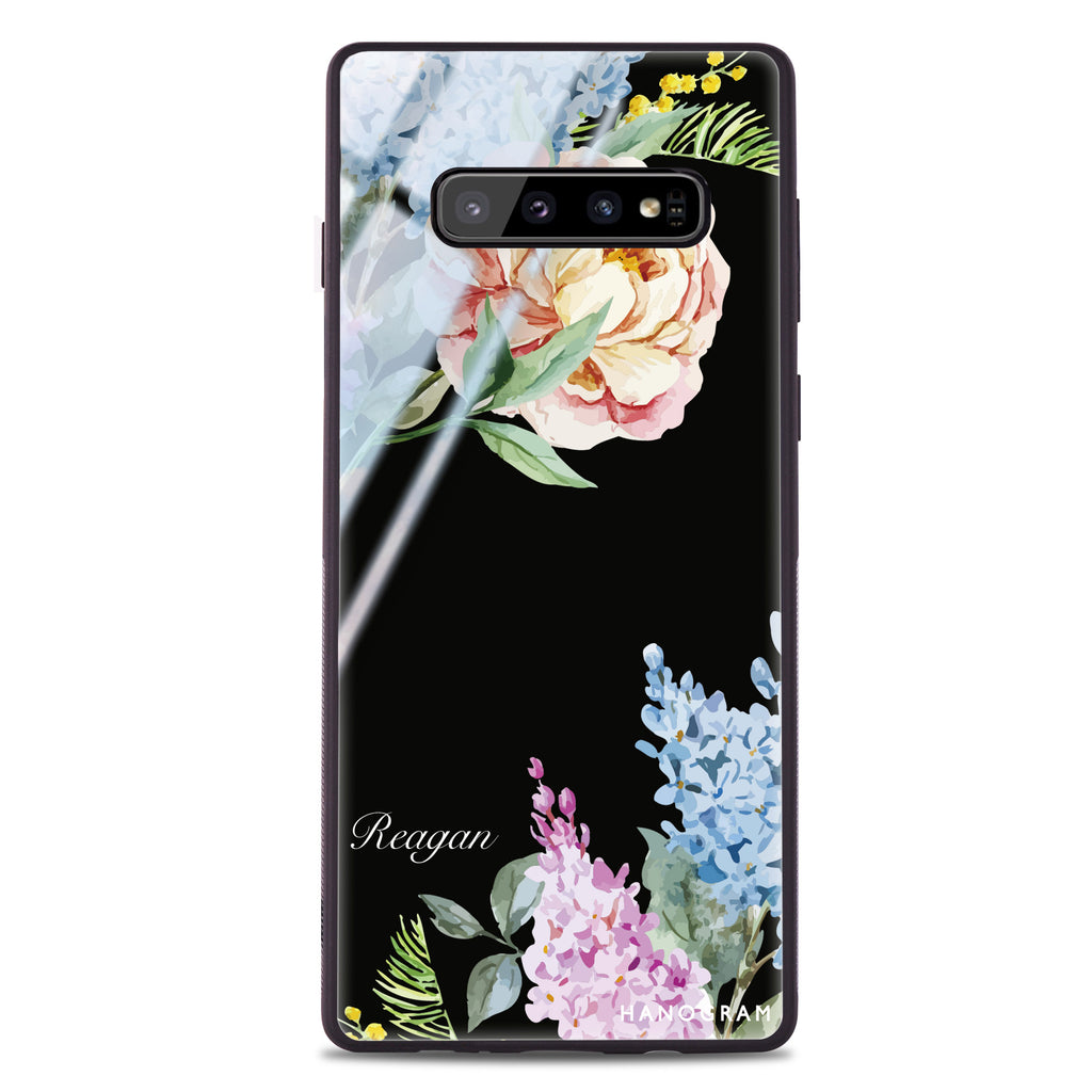 Tropical Floral Samsung S10 Plus Glass Case