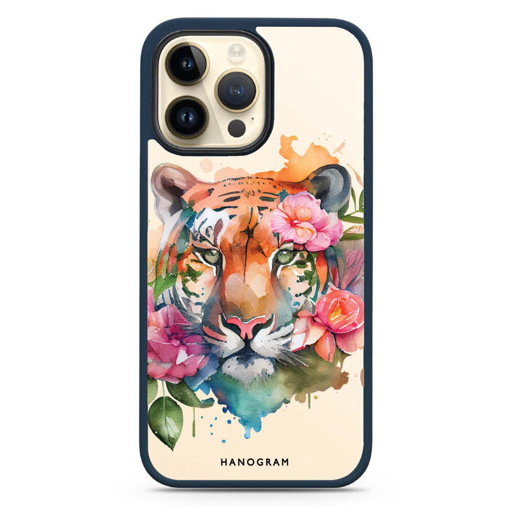 Floral Tiger Impact Guard Bumper Case