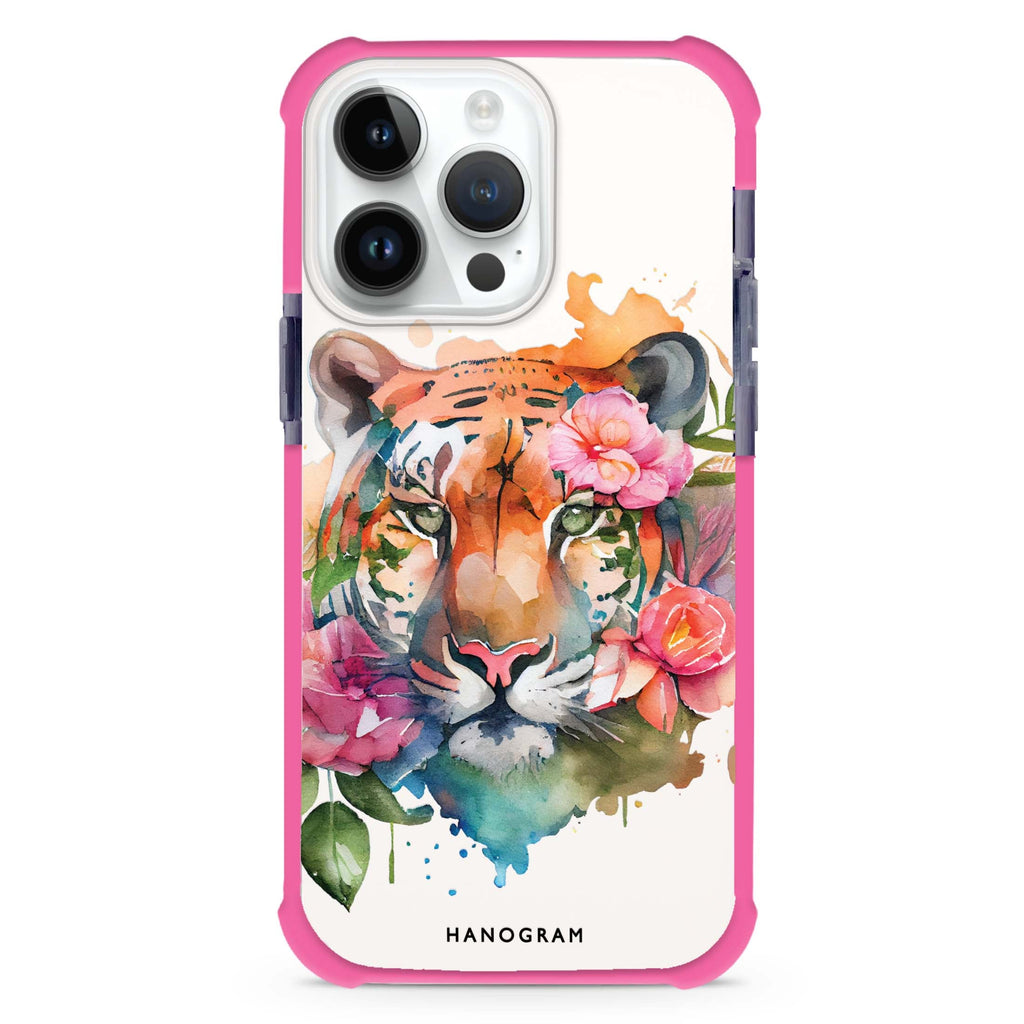 Floral Tiger MagSafe Compatible Ultra Shockproof Case