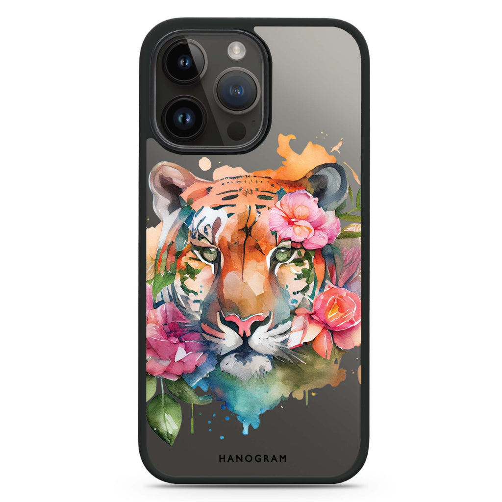 Floral Tiger MagSafe Compatible Impact Guard Bumper Case