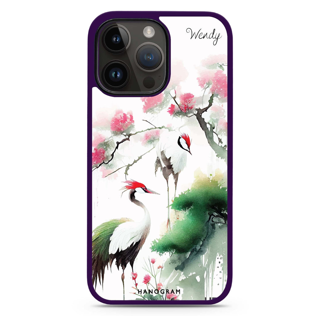 Pines & cranes MagSafe Compatible Impact Guard Bumper Case