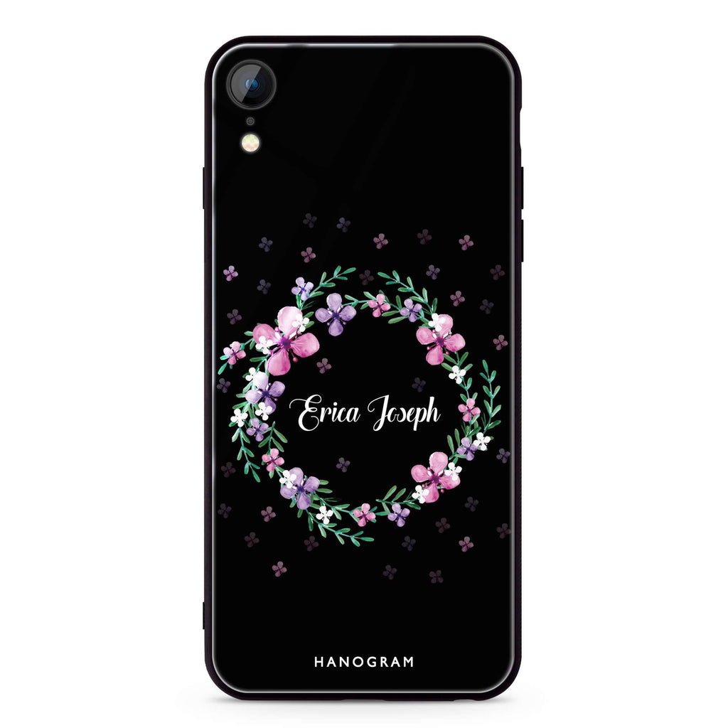Floral Ring II iPhone XR Glass Case