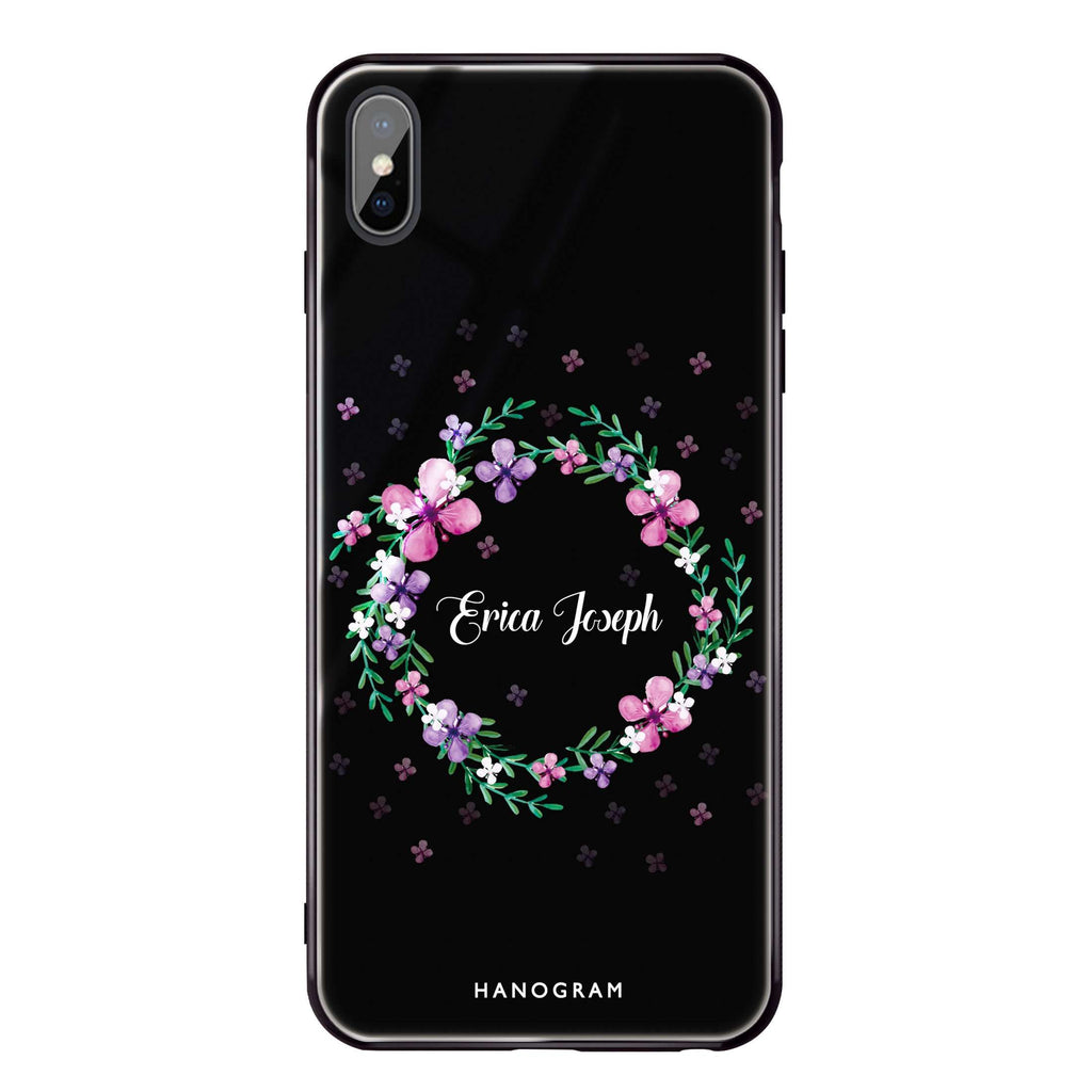 Floral Ring II iPhone X Glass Case