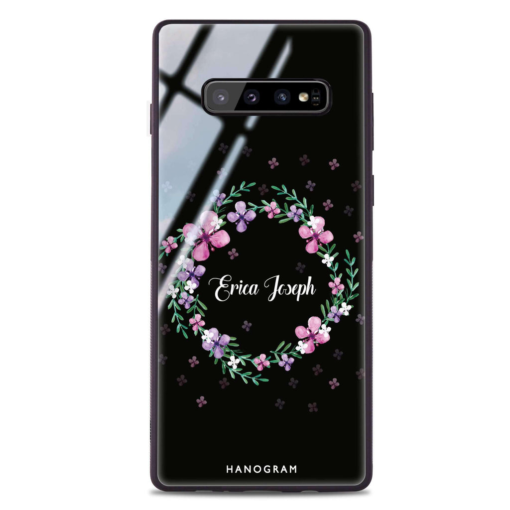 Floral Ring II Samsung S10 Plus Glass Case