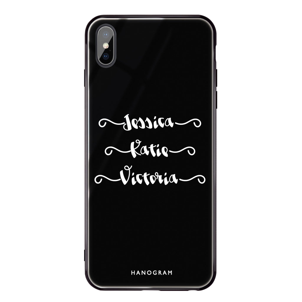 Triple iPhone XS Max Glass Case