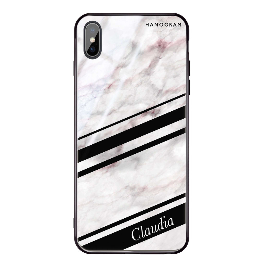 Marble Z iPhone X Glass Case