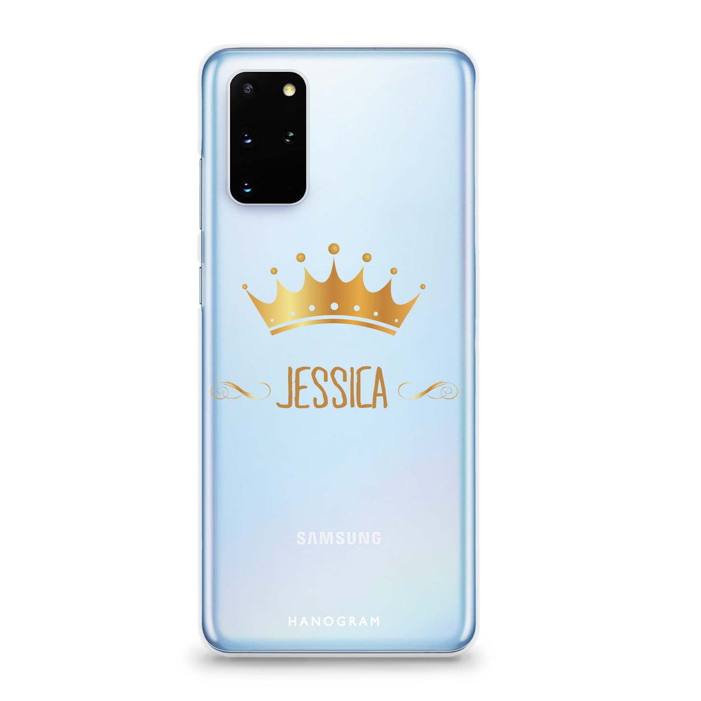 Queen's crown Samsung S20 Soft Clear Case