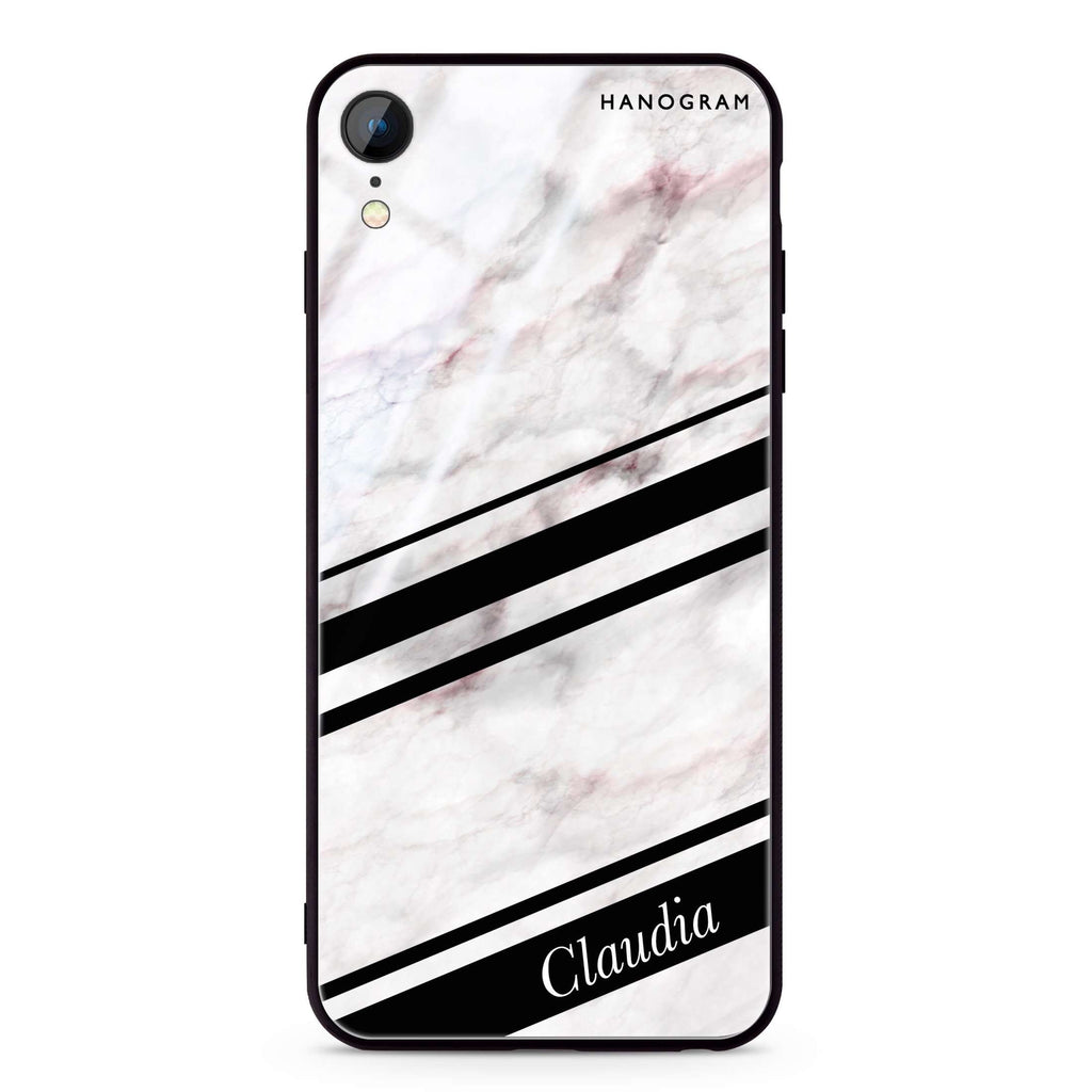 Marble Z iPhone XR Glass Case