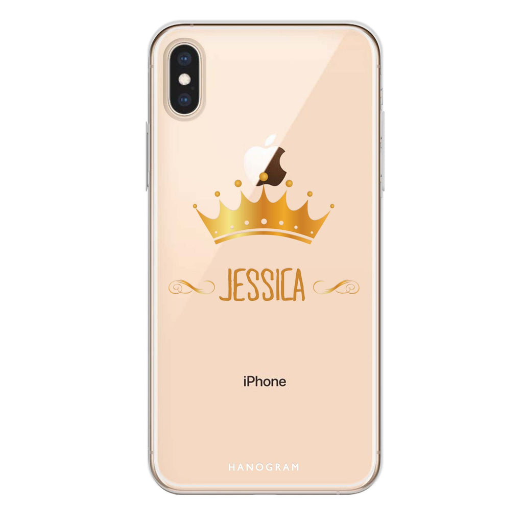 Queen's crown iPhone XS Ultra Clear Case