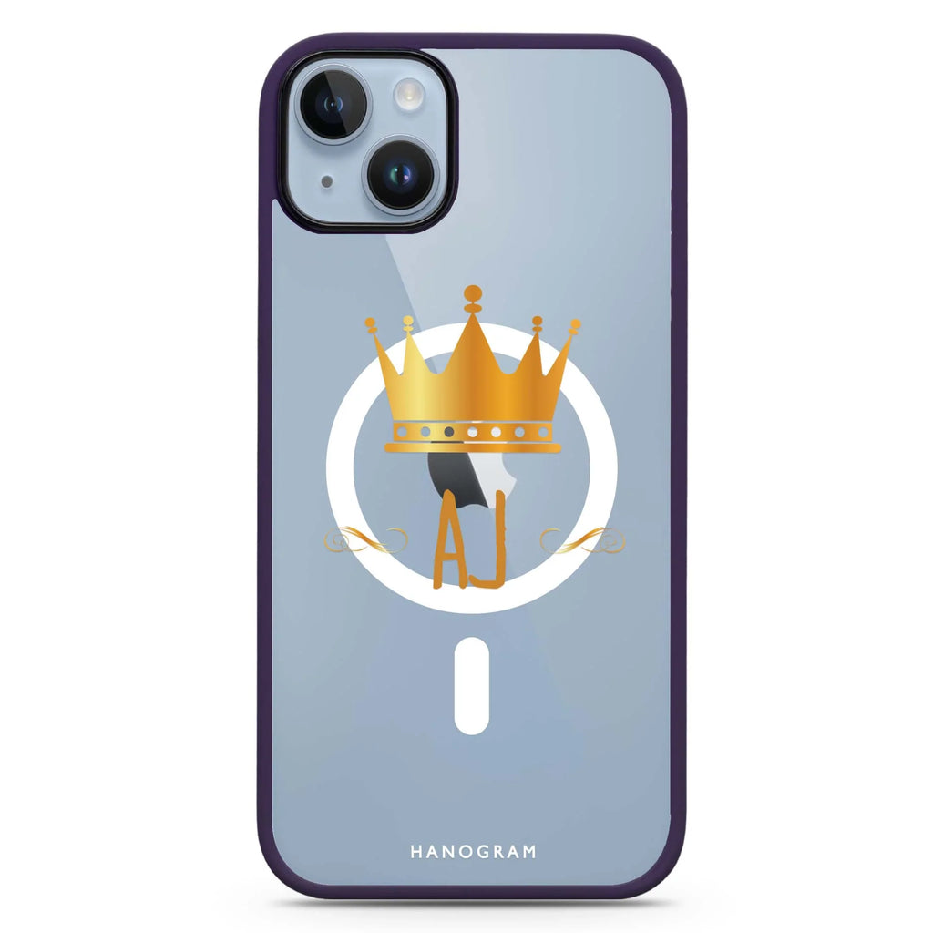 King's crown iPhone 14 Plus MagSafe Compatible Impact Guard Bumper Case