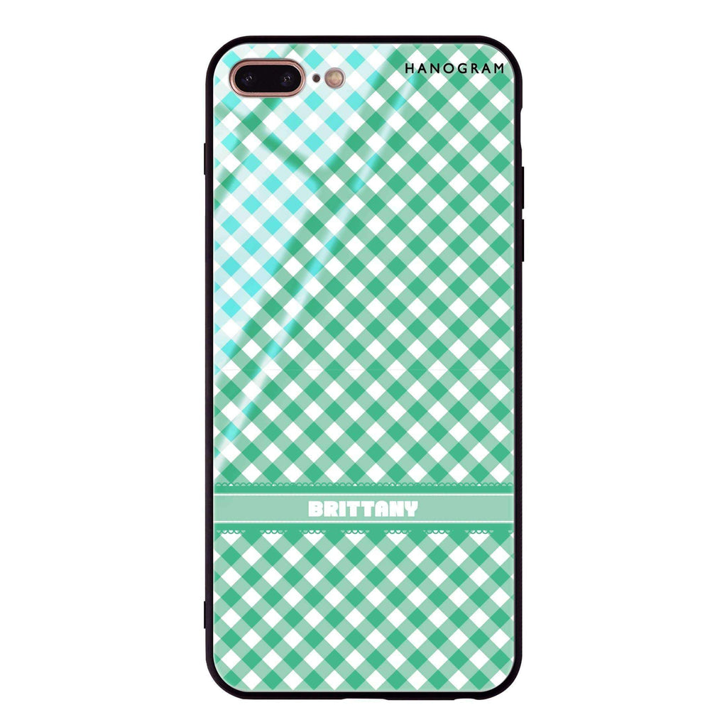 Lovely Green iPhone 8 Plus Glass Case