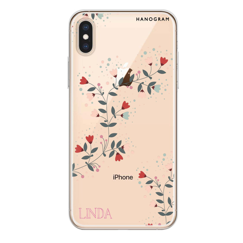 Floral Chain iPhone X Ultra Clear Case
