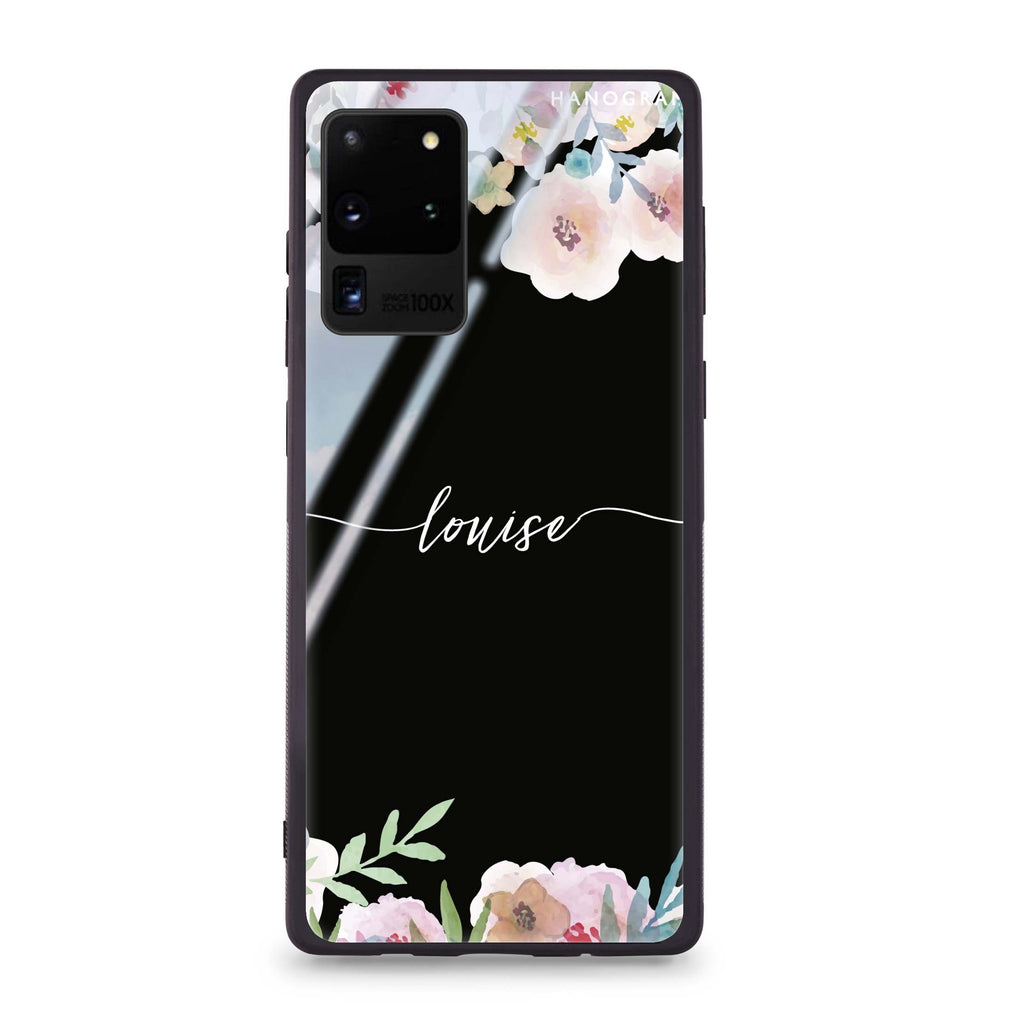 Art of Floral Samsung Glass Case