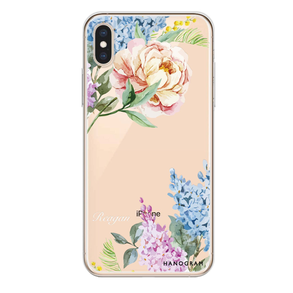 Tropical Floral iPhone XS Ultra Clear Case